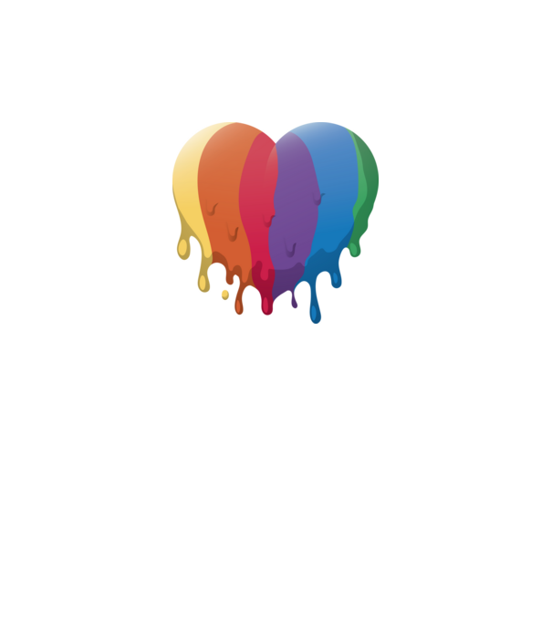 LGBTQ Inimă model roz neon pe tricou