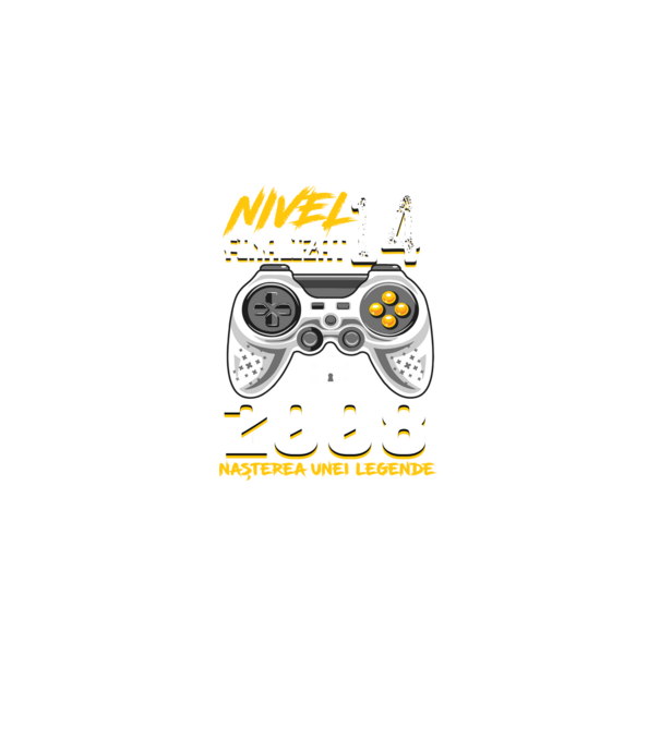 Nivel 14 finalizat. 2008 nașterea unei legende model negru pe tricou