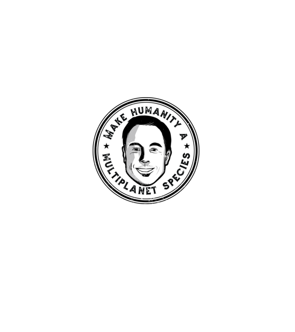 Make humanity a Multiplanet species Elon Musk model gri pe tricou