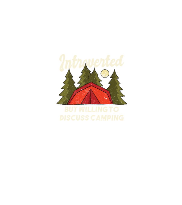 Camping Introvertit model albastru jeanși pe tricou