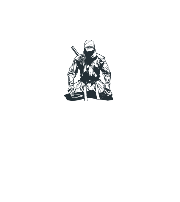 Ninja model turcoaz pe tricou