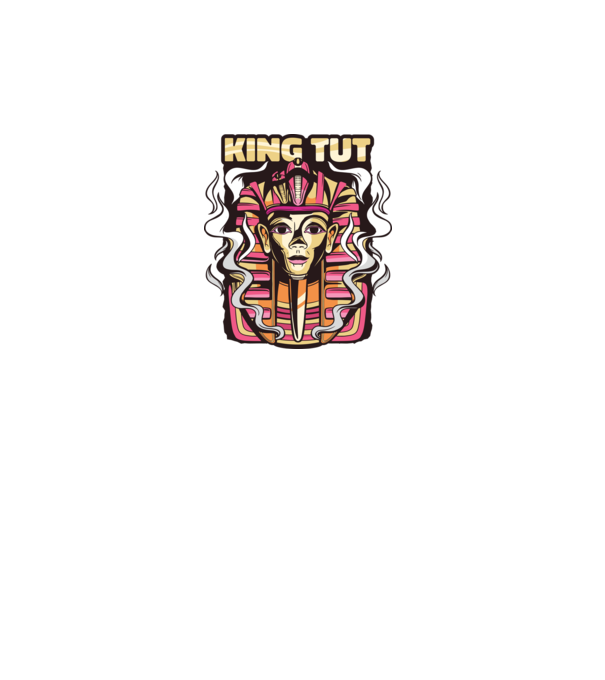 King Tut - Faraonul Tutankhamon model roz pe tricou
