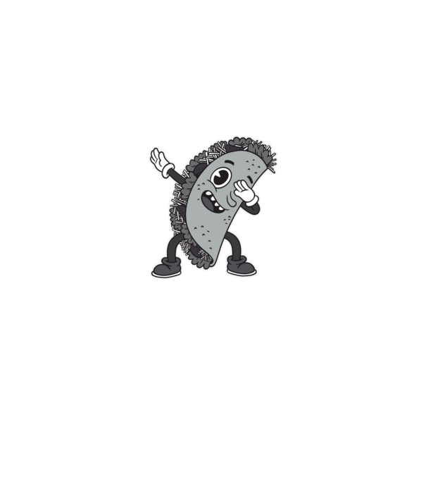 Taco DAB model mentă pe tricou