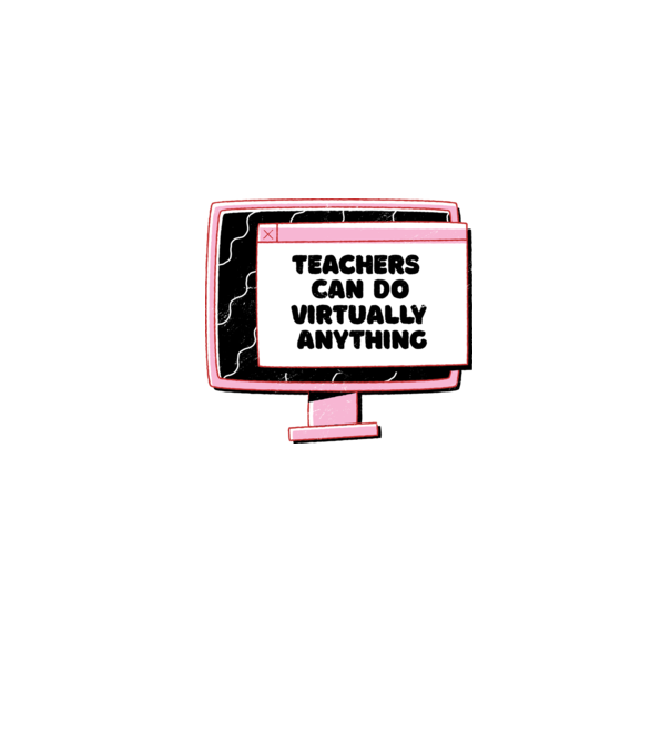 Home Office Pentru profesori model gri pe tricou