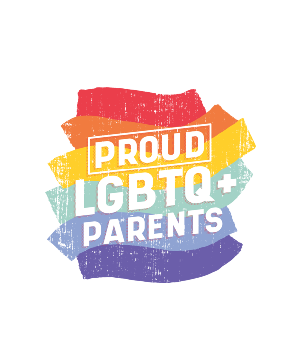 Părinți mândri LGBTQ model alb pe tricou