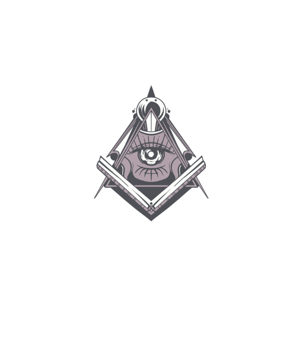 Masoni Illuminati model albastru deschis pe tricou