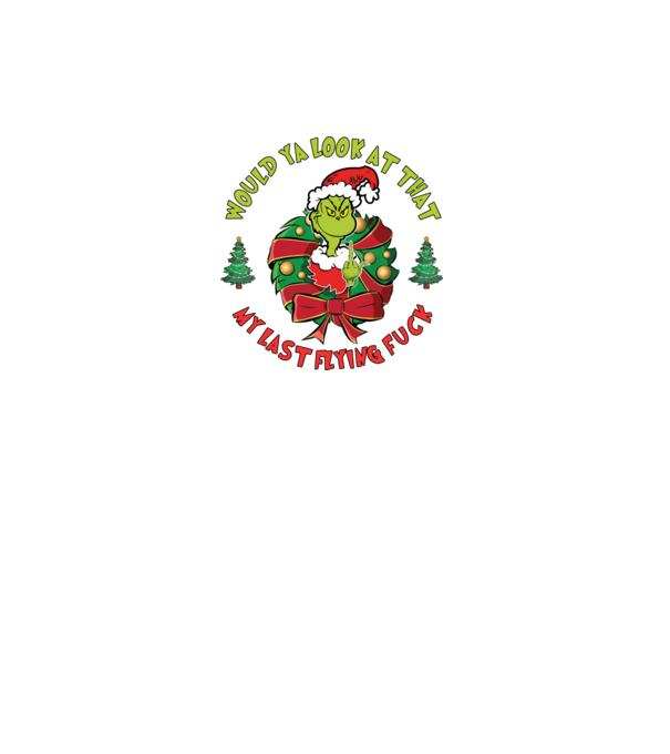 Would ya look at that - Grinch model negru pe tricou