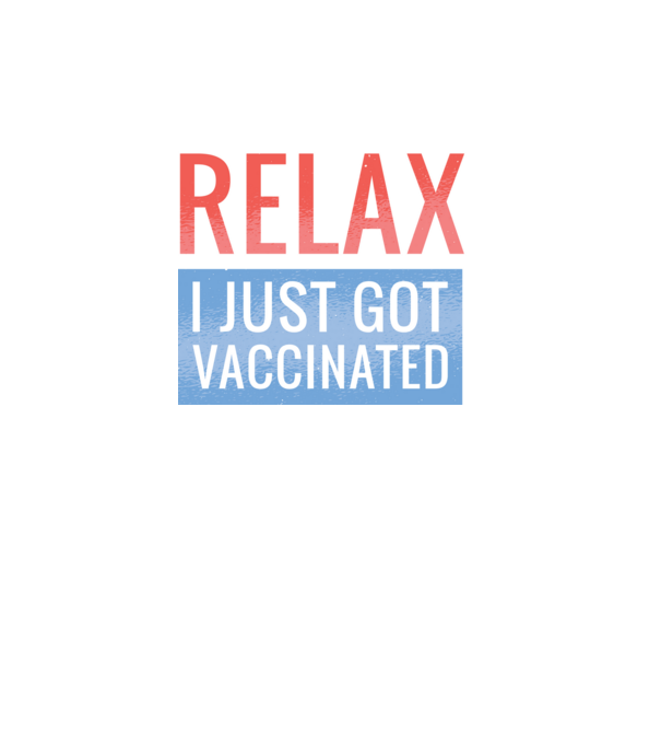 Fii calm, sunt vaccinat model turcoaz pe tricou