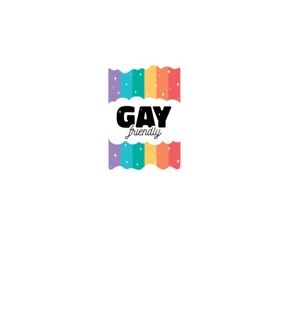 Gay friendly model turcoaz pe tricou