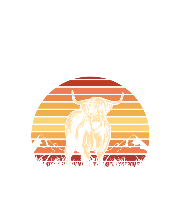 Vită Retro model negru pe tricou