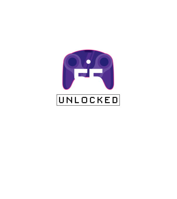 Level 55 Unlocked Gamer Birthday model gri pe tricou