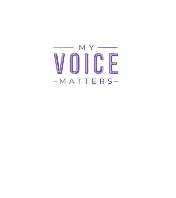 My Voice Matters de Ziua Femeii model alb pe tricou