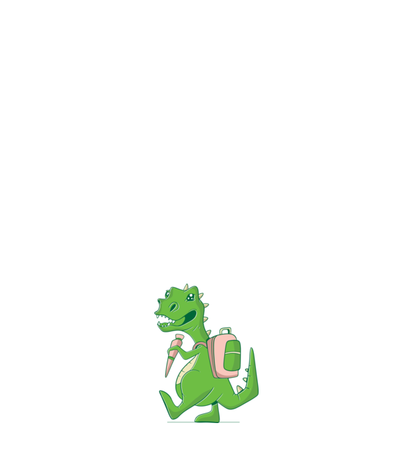 Elev Dino model negru pe tricou