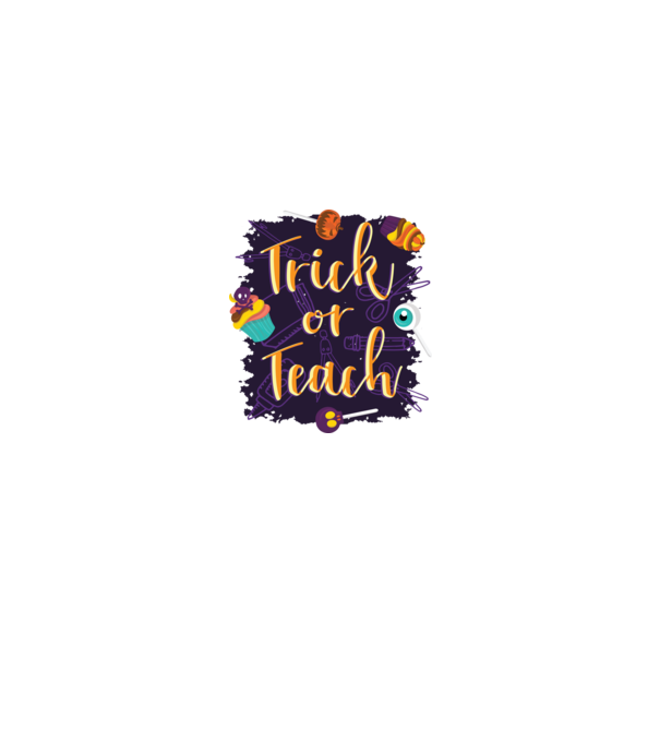 Trick or Teach Halloween pentru profesori model mentă pe tricou