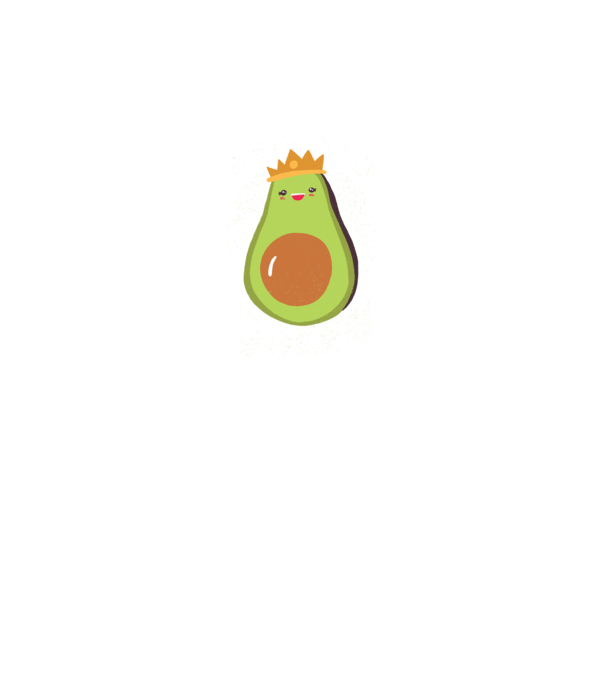 Avocado Queen Regina Avocado model gri pe tricou