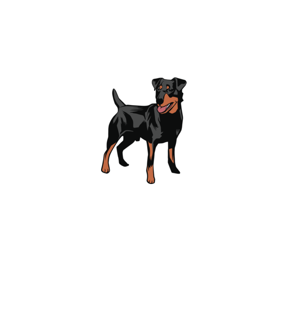Câine de vânătoare german Terrier model gri pe tricou