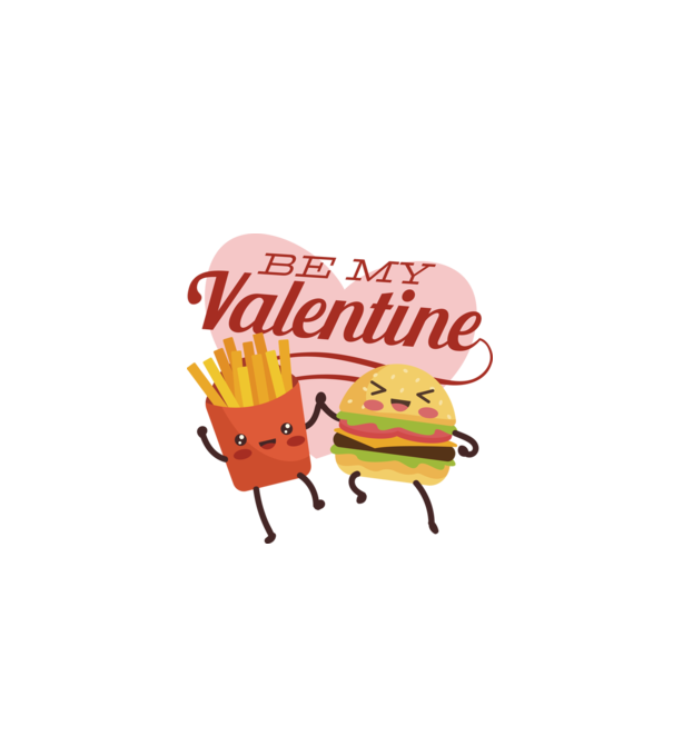 Be my Valentine - Fii dragostea mea tricou pentru Valentine s Day model alb pe tricou