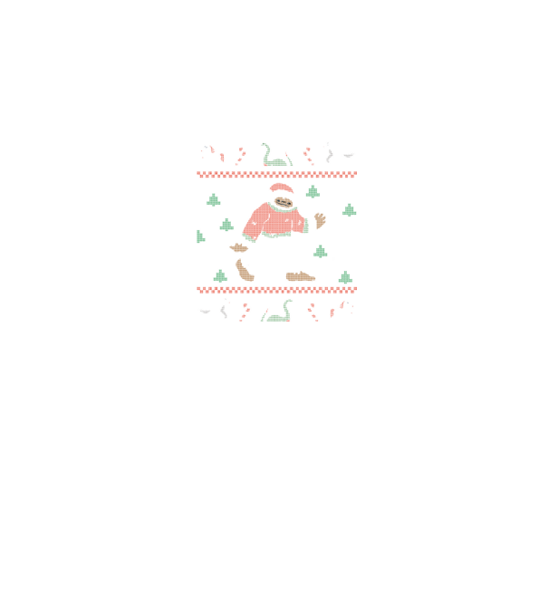 Ugly Sweater Yeti model negru pe tricou