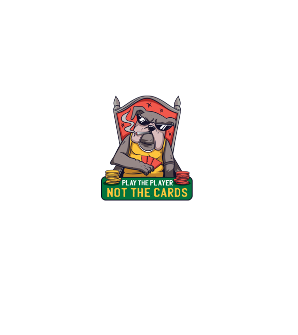 Bulldog Poker model negru pe tricou