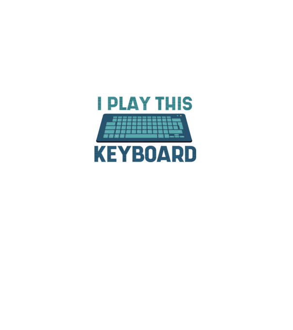 Tastatura Gamer model alb pe tricou