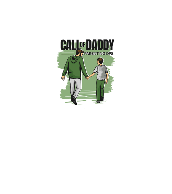 Call of Daddy - Pentru tata model gri pe tricou