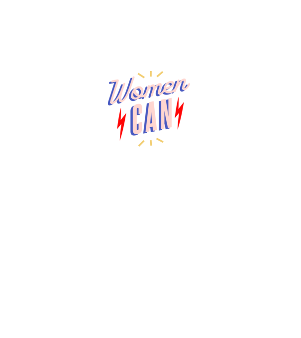 Women Can de Ziua Femeii model negru pe tricou