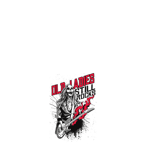 Old Ladies still Rocks model nisipiu pe tricou