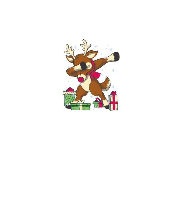 Rudolph DAB model negru pe tricou
