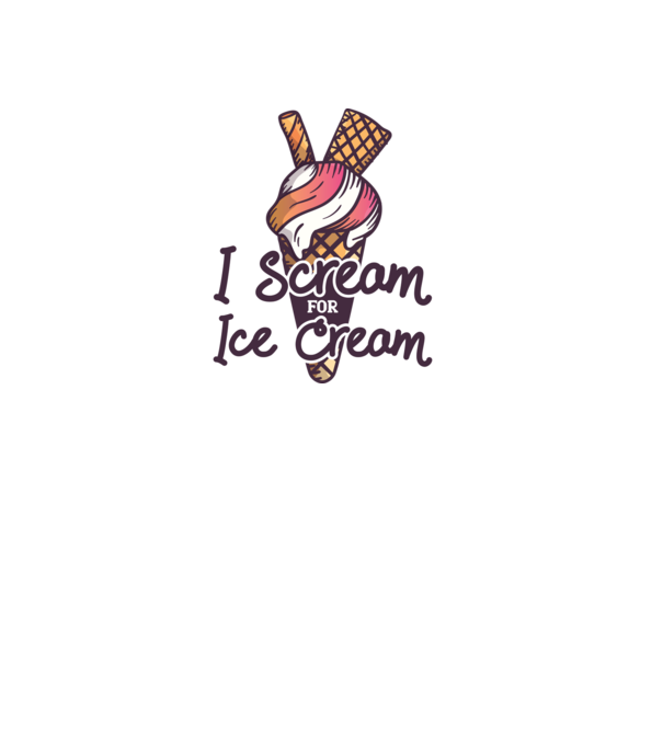 I Scream for Ice Cream model turcoaz pe tricou