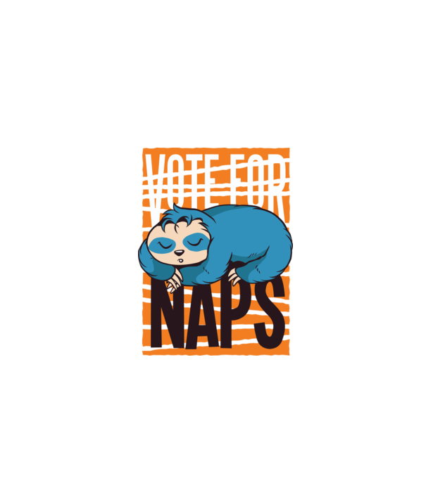 Votez pentru relaxare Leneș model negru pe tricou