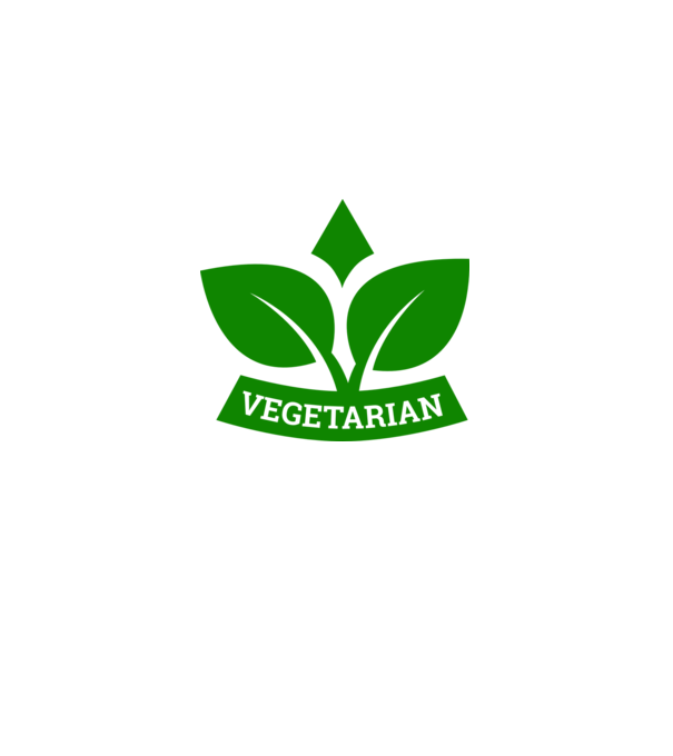 Vegetarian badge 1 model negru pe tricou