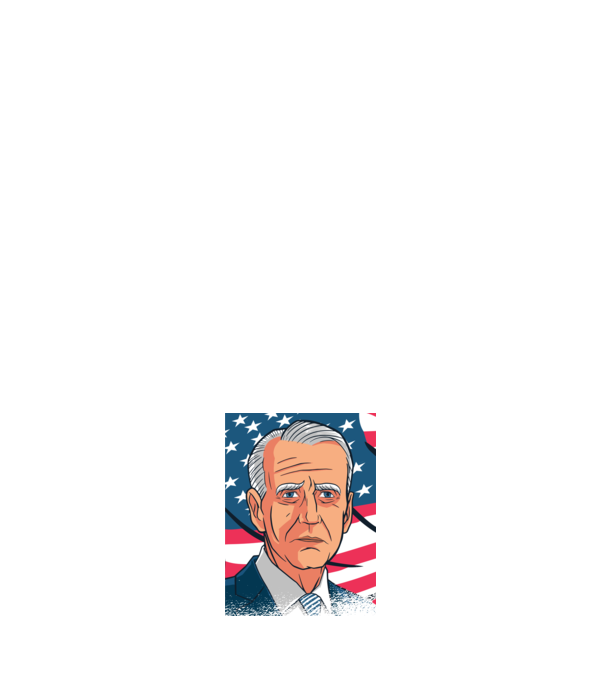 Joe Biden USA model albastru închis pe tricou