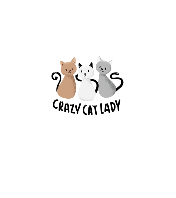 Crazy Cat Lady - fată nebună cu pisică model roz deschis pe tricou