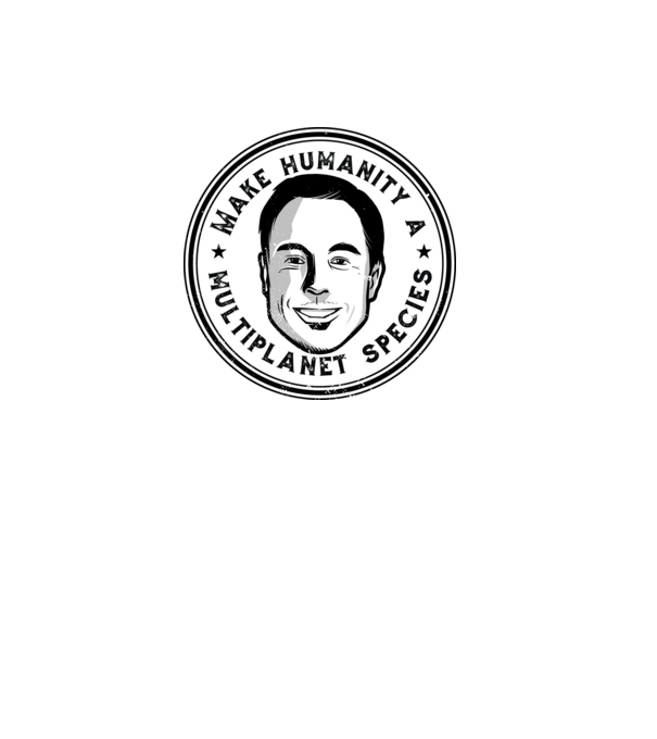 Make humanity a Multiplanet species Elon Musk model gri pe tricou