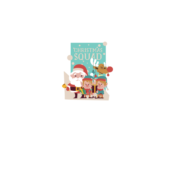 Christmas Squad Echipa de Crăciun model albastru închis pe tricou