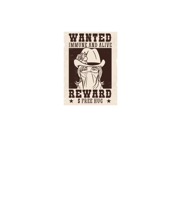 Afiș Wanted - Îmbrățișări gratuite model roșu pe tricou