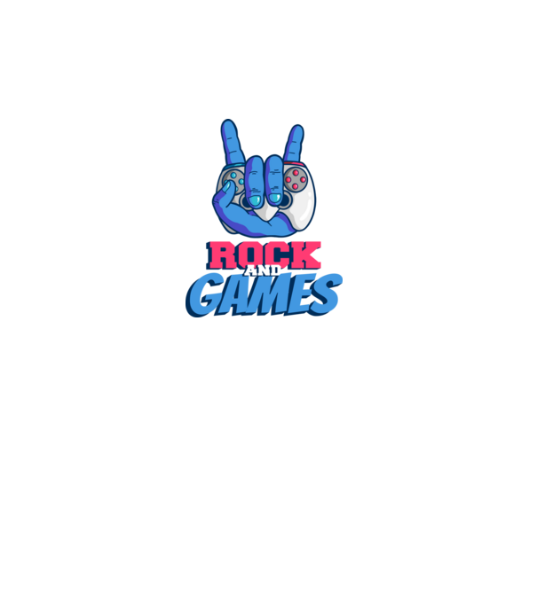 Rock And Games model turcoaz pe tricou