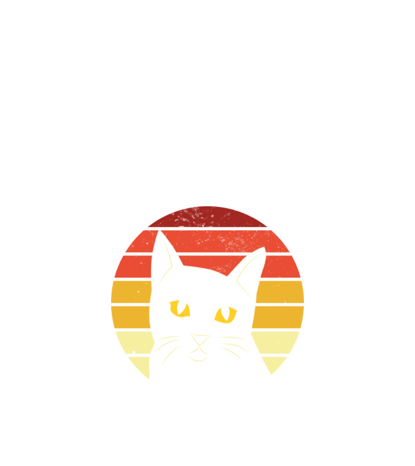 Cap pisică retro model negru pe tricou