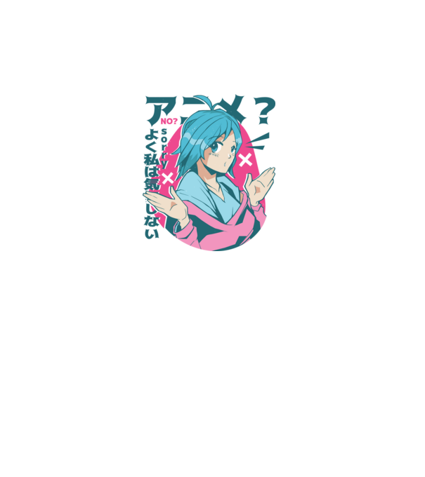 Tricou Anime model alb pe tricou