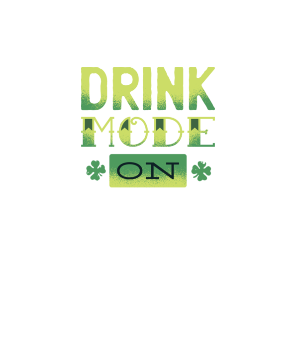 Drink mode on - Mod de băutură activat model turcoaz pe tricou