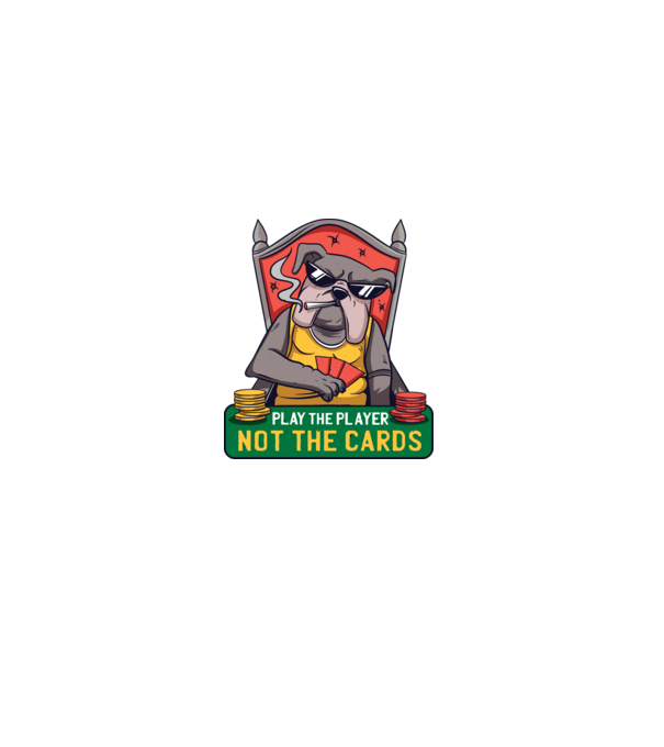 Bulldog Poker model negru pe tricou