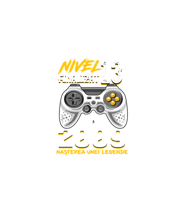 Nivel 13 finalizat. 2009 nașterea unei legende model negru pe tricou