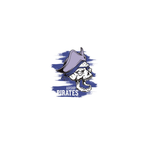 Airship Pirates 2 - Pirat model turcoaz pe tricou