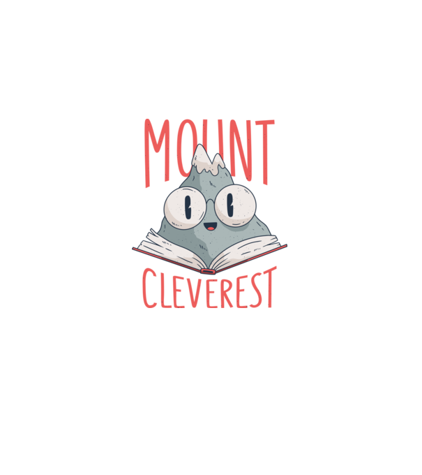 Tricou Mount Cleverest model alb pe tricou