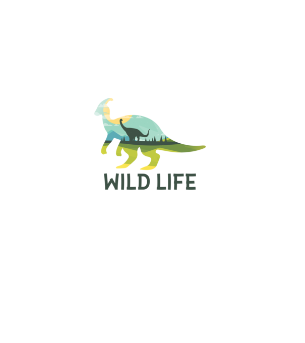 Dinosaur model negru pe tricou