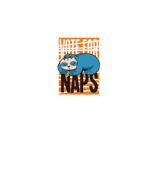 Votez pentru relaxare Leneș model negru pe tricou