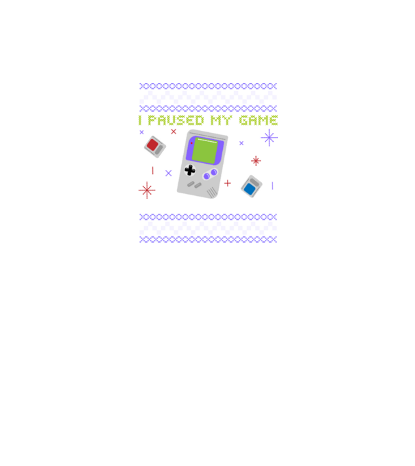 I paused my game to be here - Gamer pulovăr urât model negru pe tricou