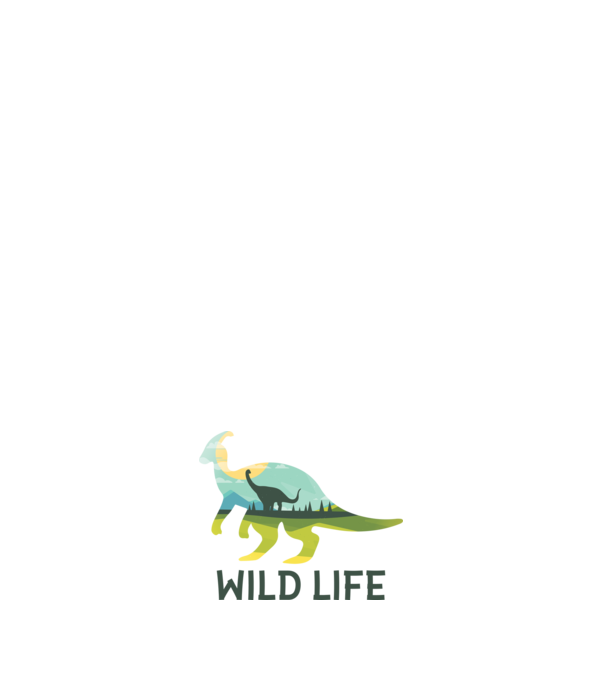 Dinosaur model negru pe tricou
