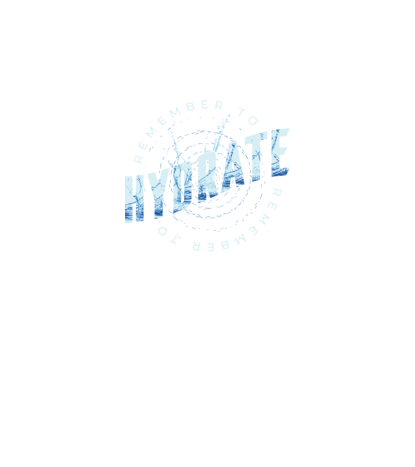 Remember to Hydrate model negru pe tricou