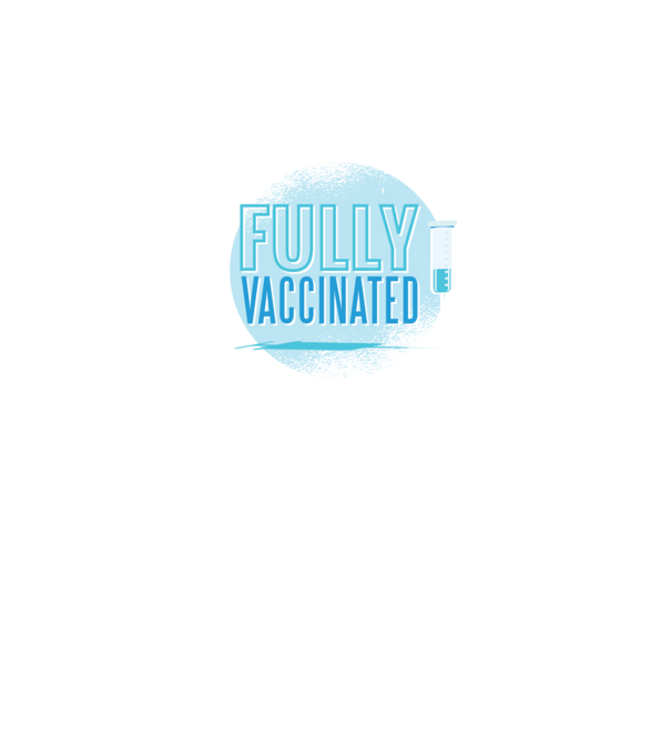 Complet vaccinat model albastru regal pe tricou